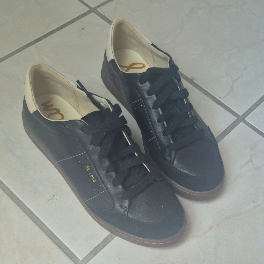 Sam Edelman Black Leather Woman's Shoes Size 7.5